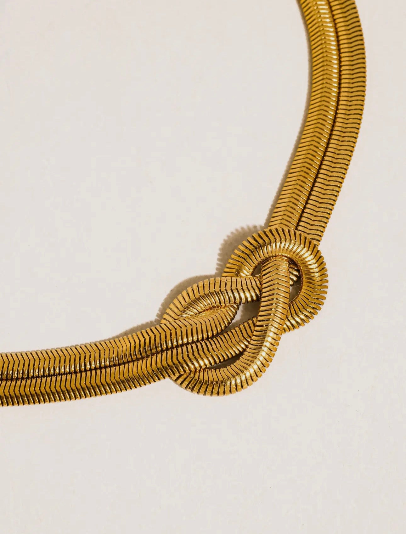 Gold Knot Necklace