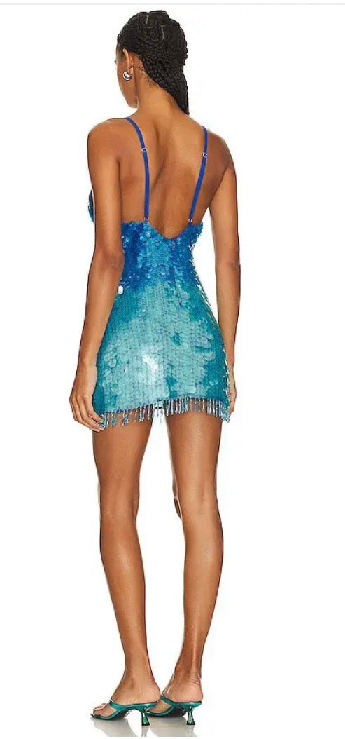 RONNY KOBO Suki Dress in Sky Multi