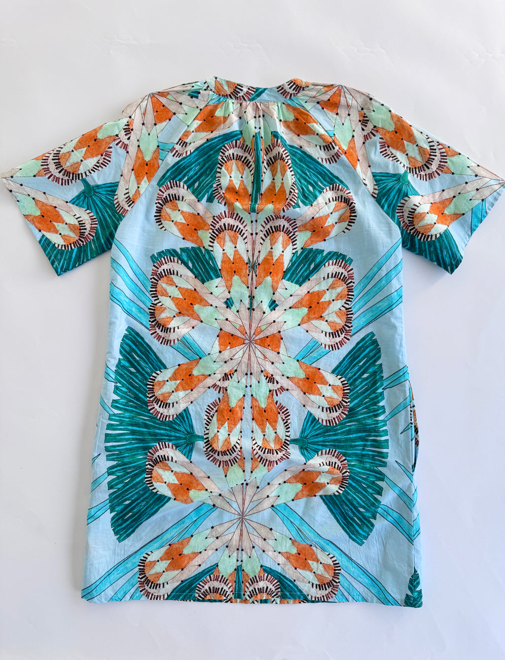 Oliphant Pocket Dress In Palmetto Blue