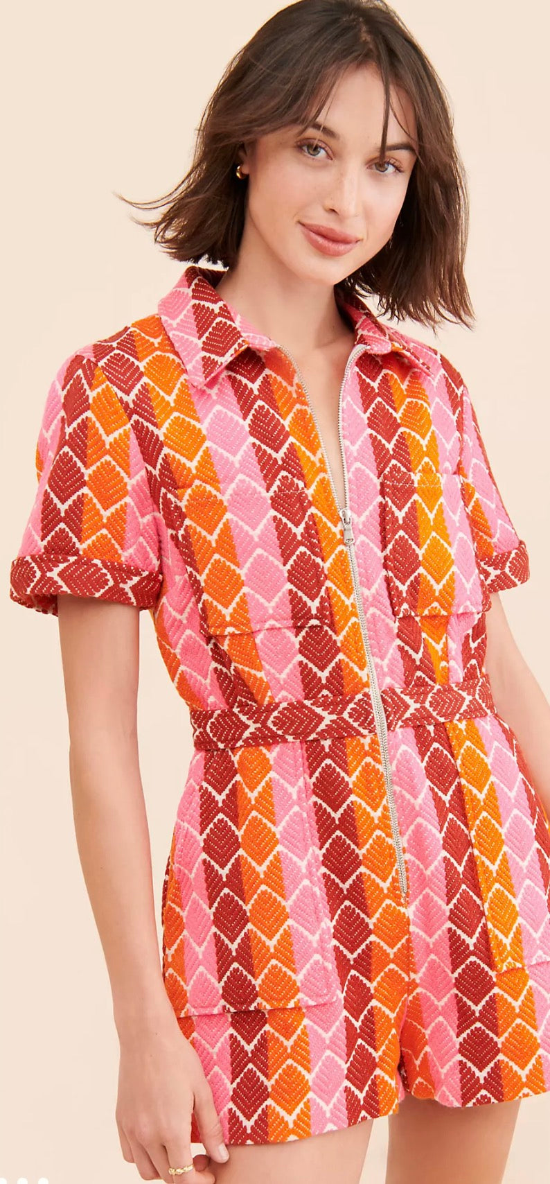 Saylor Nuala Knit Romper