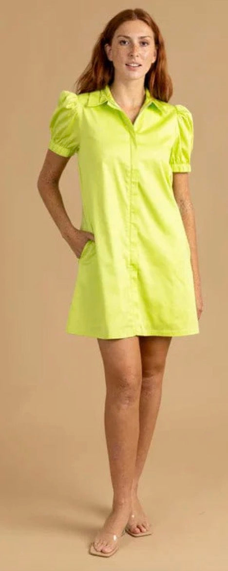 S’edge Lime Green Anderson Dress