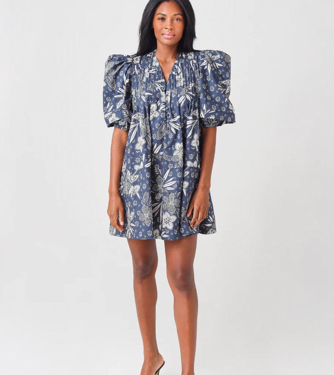 Hunter Bell Navy + White Jenkins Dress