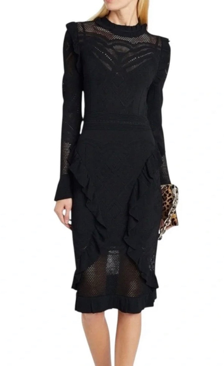 Alexis Sivan Black Knit Dress