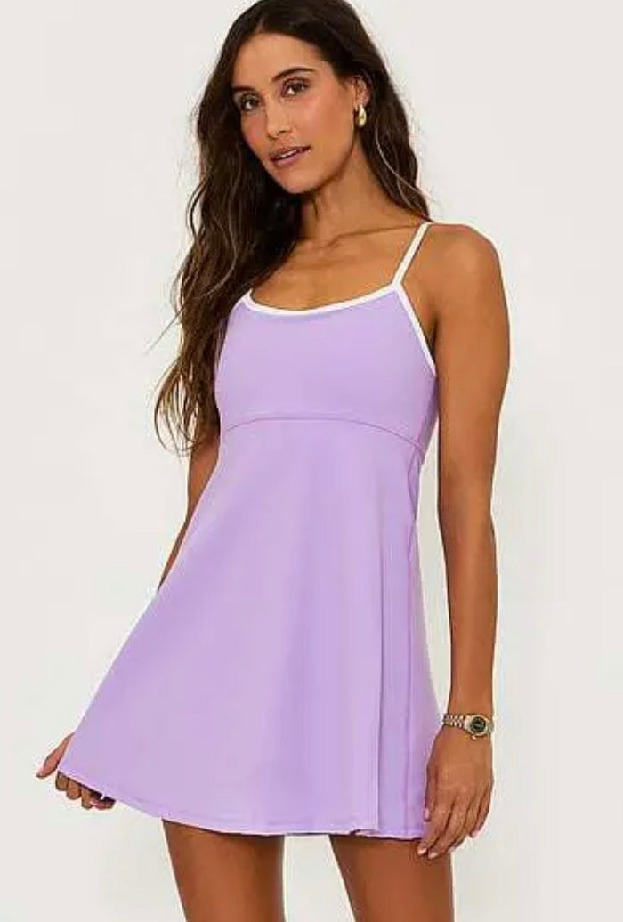 Beach Riot Raeyln Purple Active Dress