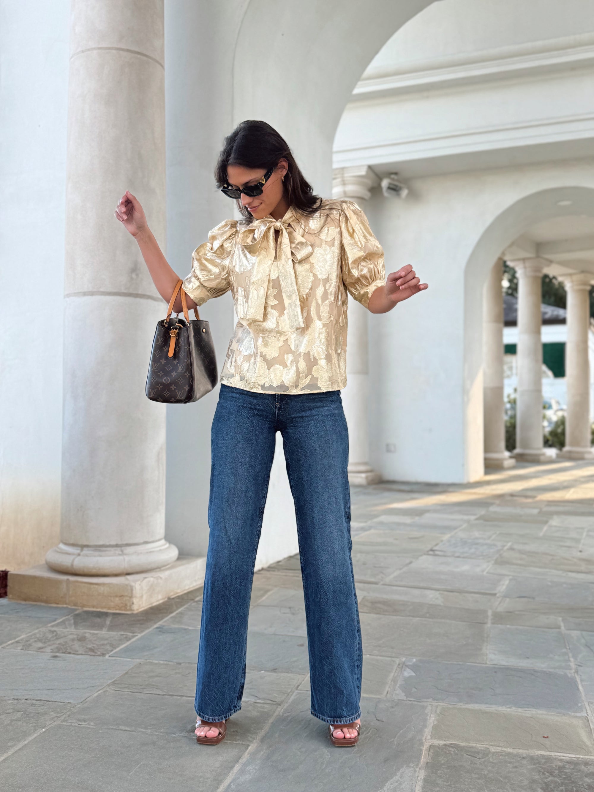 NWT S’edge Gold Celeste Top