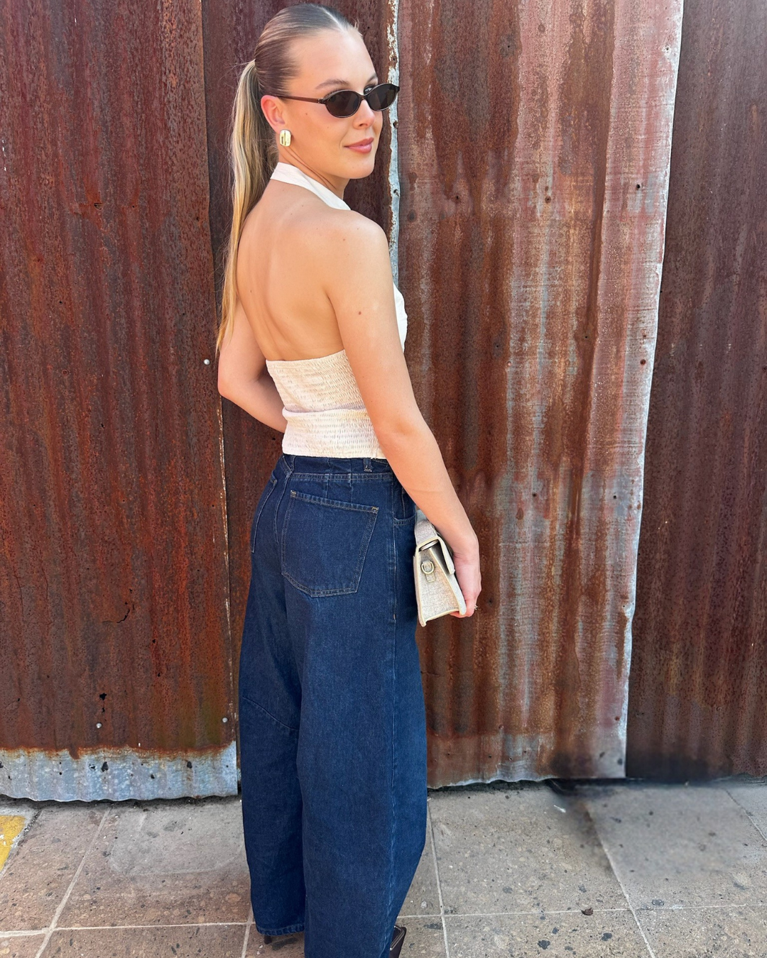 Tie Neck Halter Top