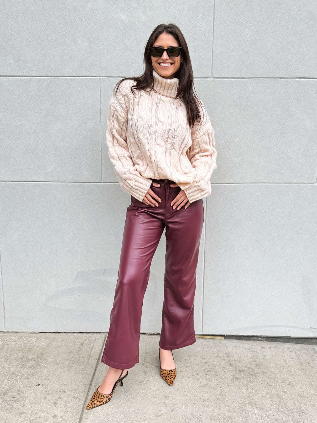 Burgundy Problem Solver Pants