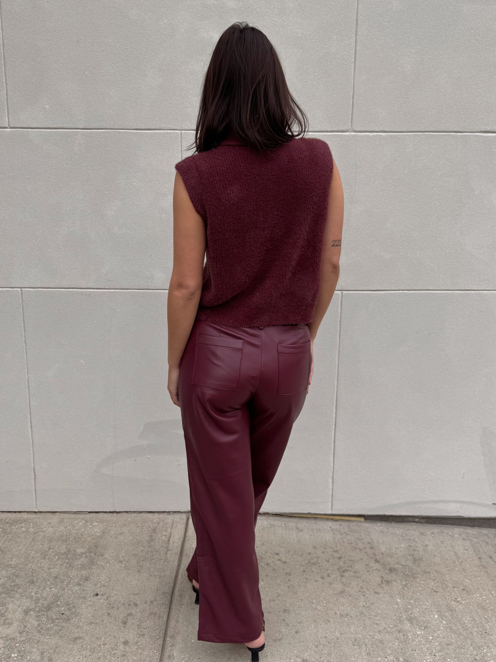Burgundy Problem Solver Pants