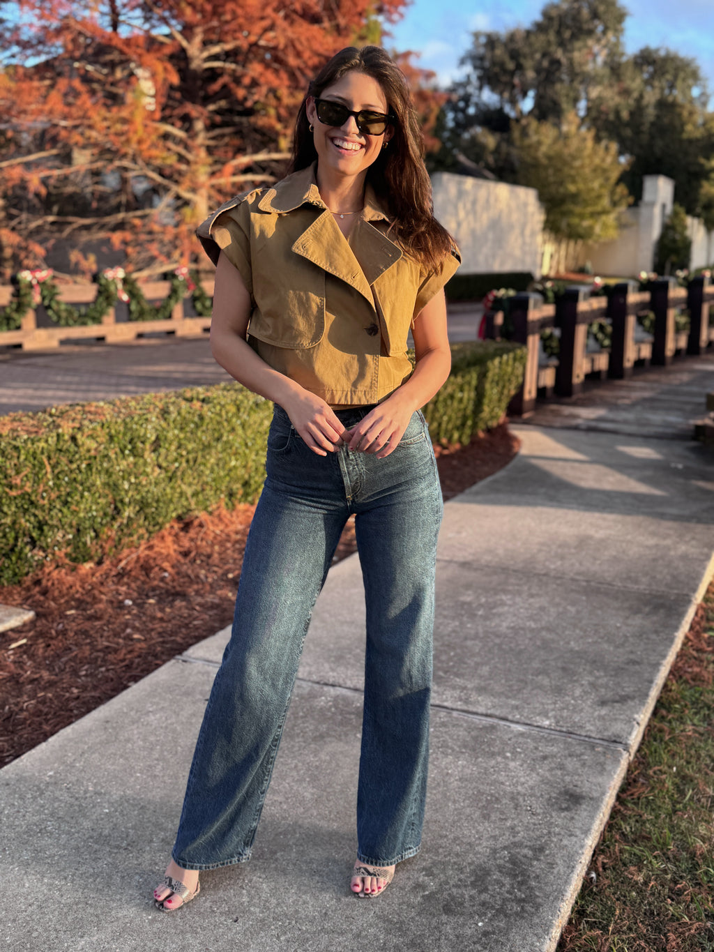 Banana Republic Short Sleeve Trench