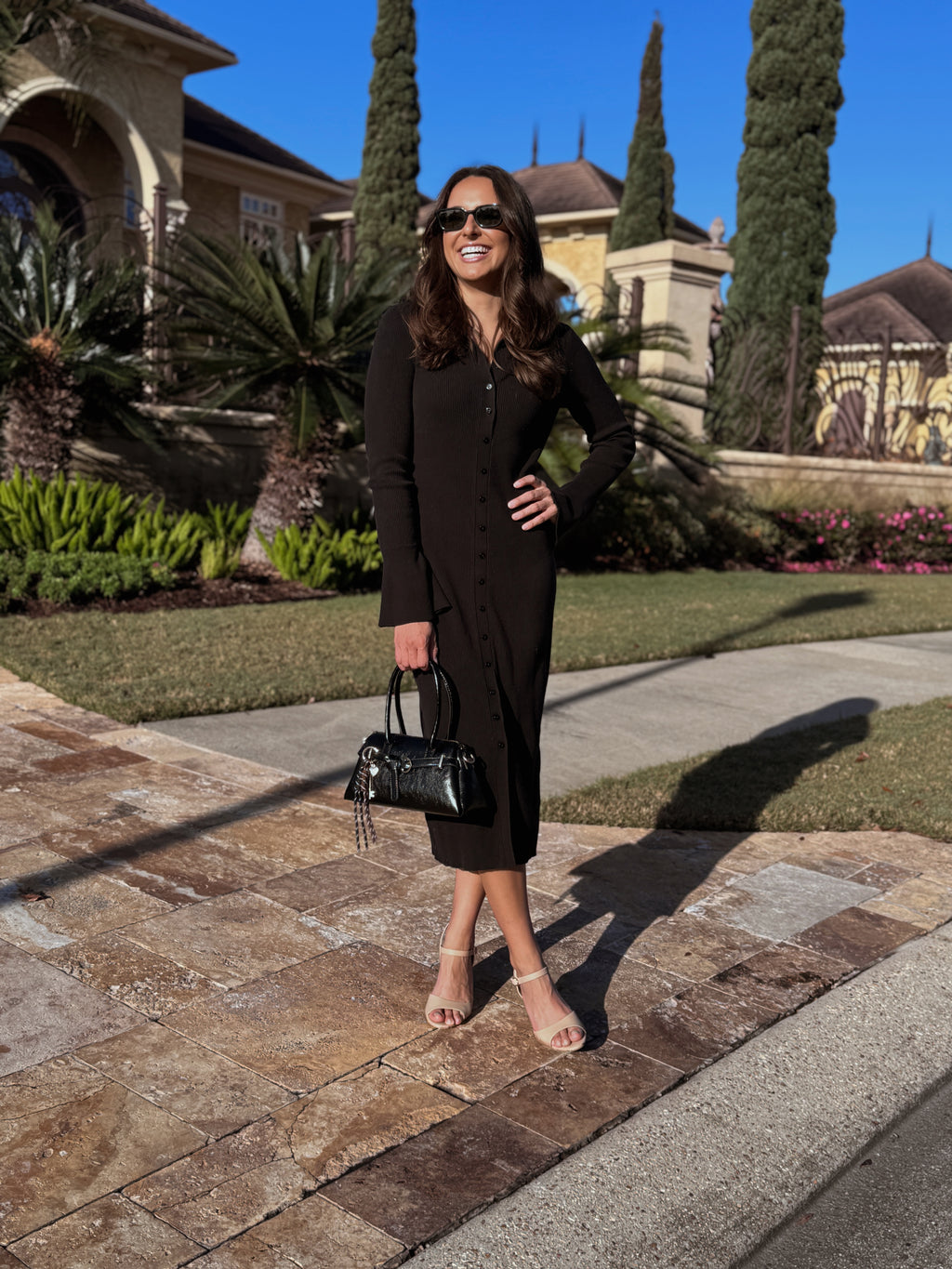 Paige Sundara Black Midi