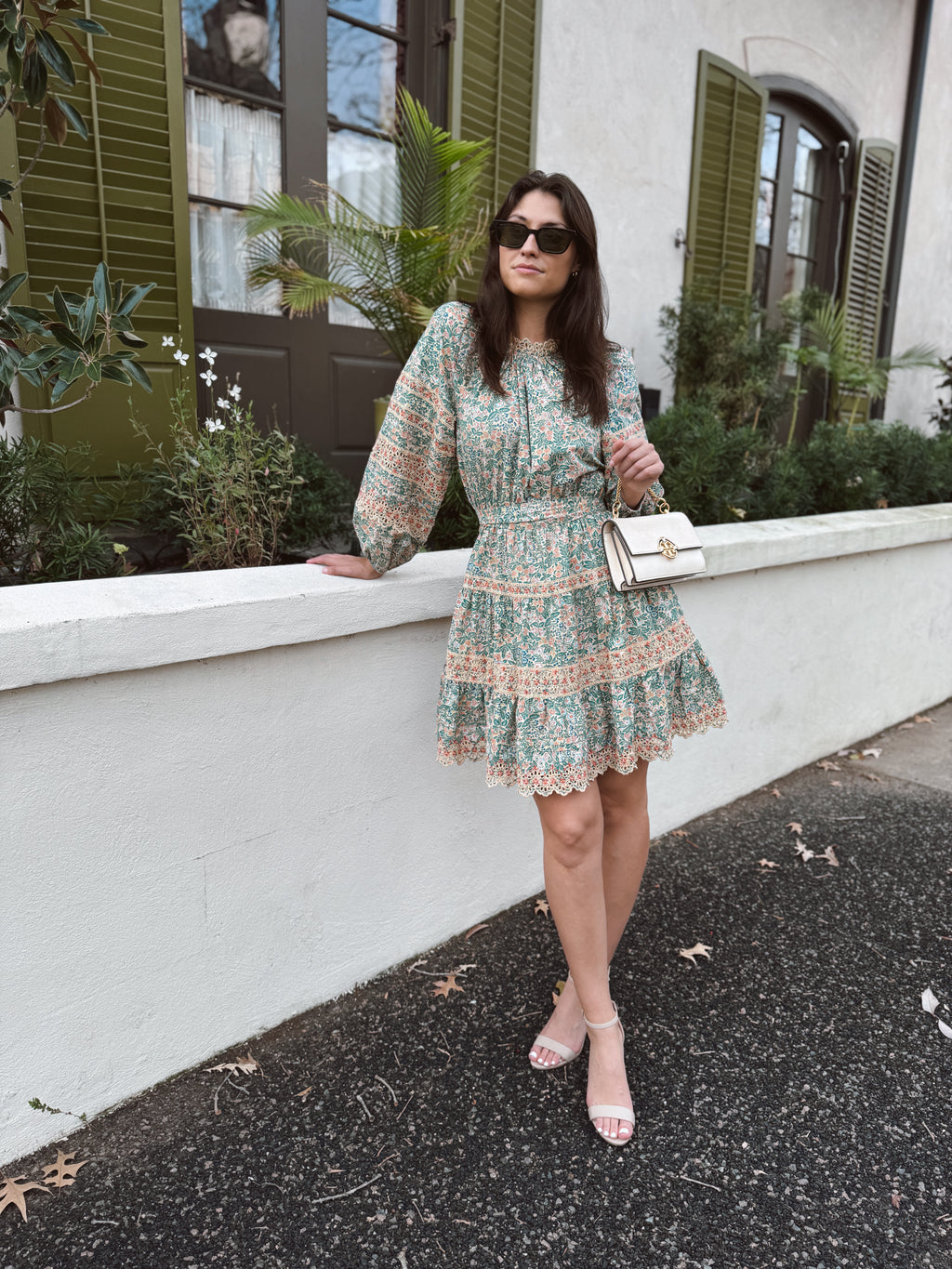 Ulla Johnson Ardith Eyelet Poplin Scalloped Dress