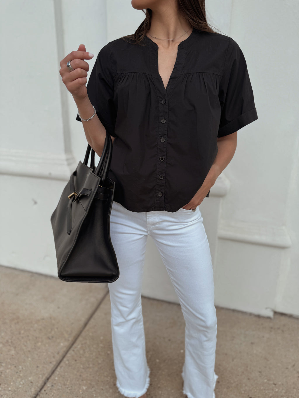 Nation LTD Black Filippa Blouse