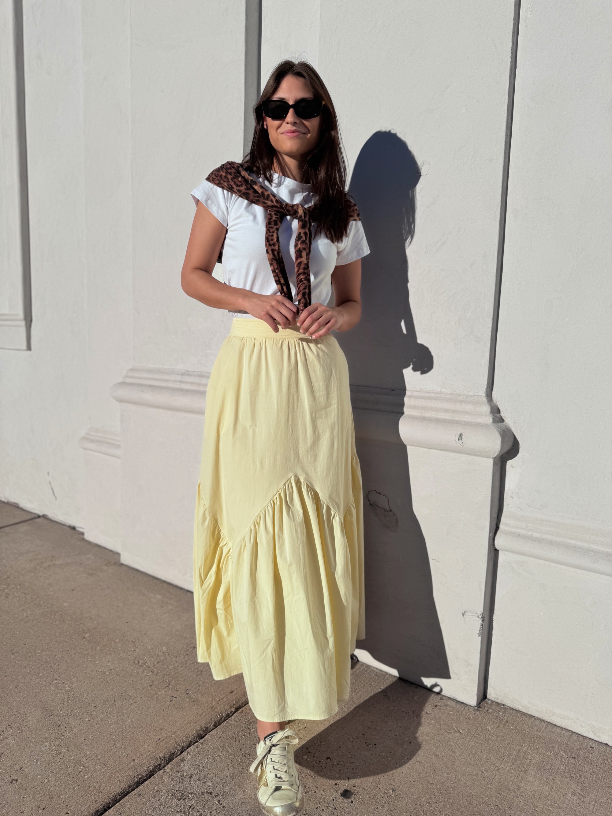 Yellow Maxi Skirt