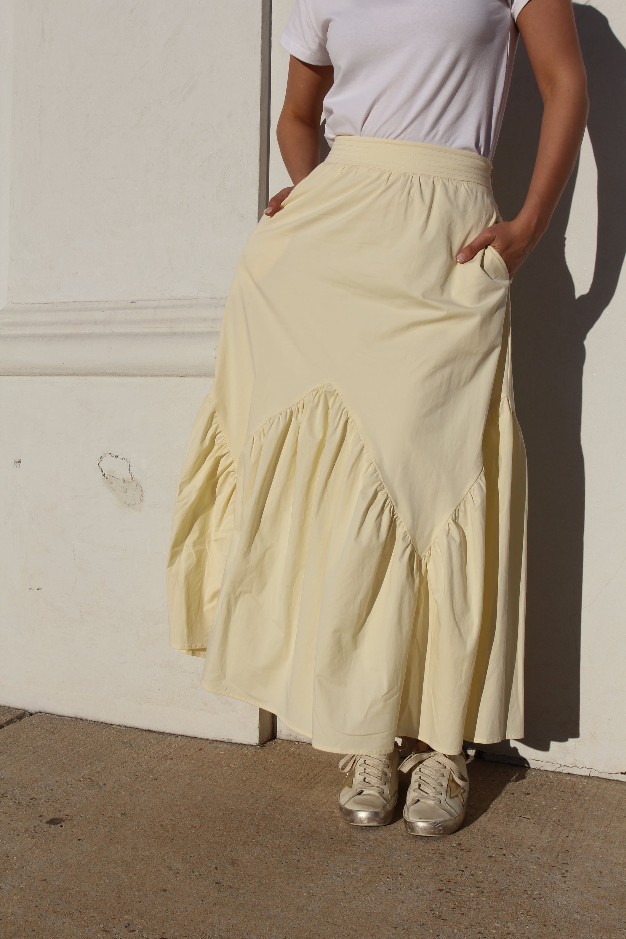 Yellow Maxi Skirt