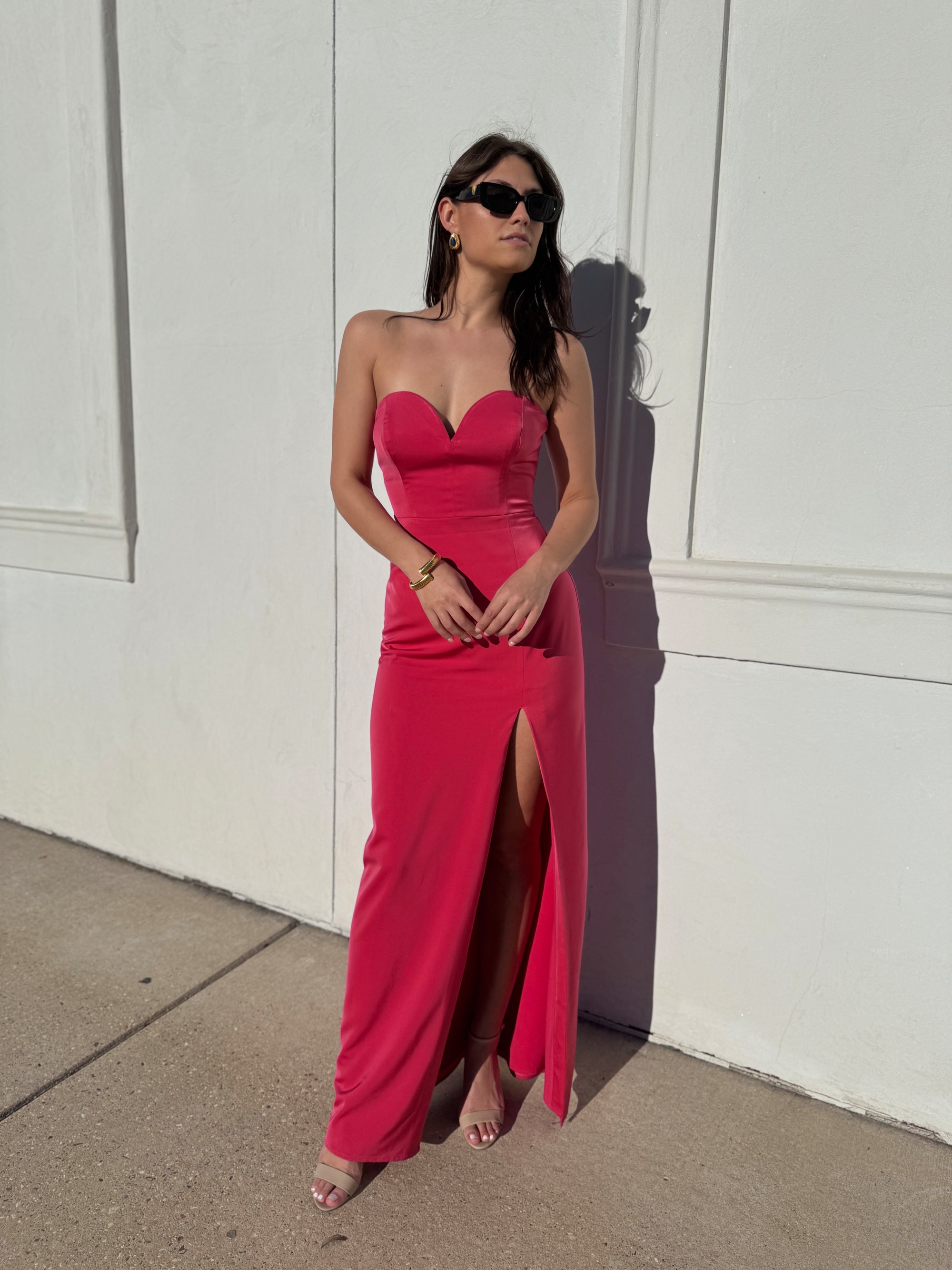 NBD Hot Pink Mandy Gown