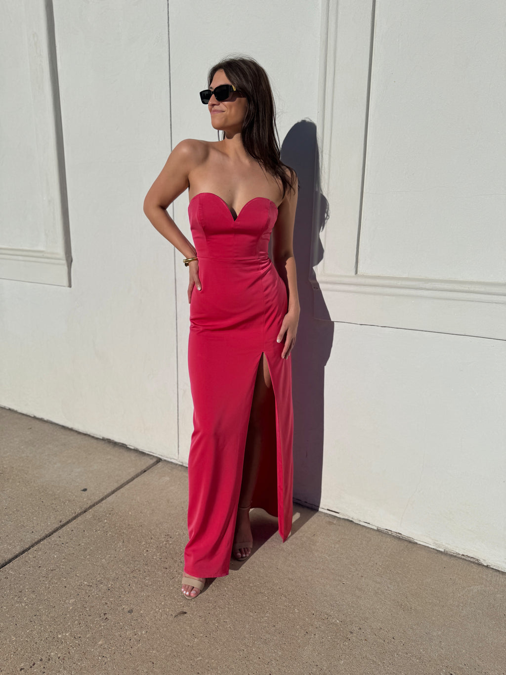 NBD Hot Pink Mandy Gown