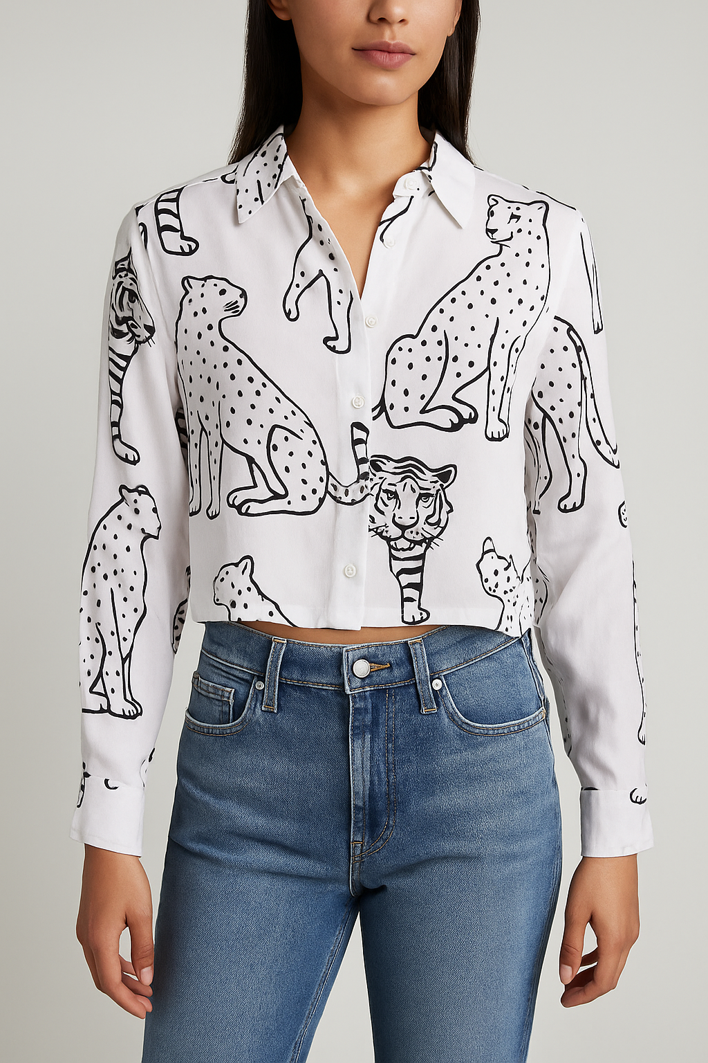 Wild card button up