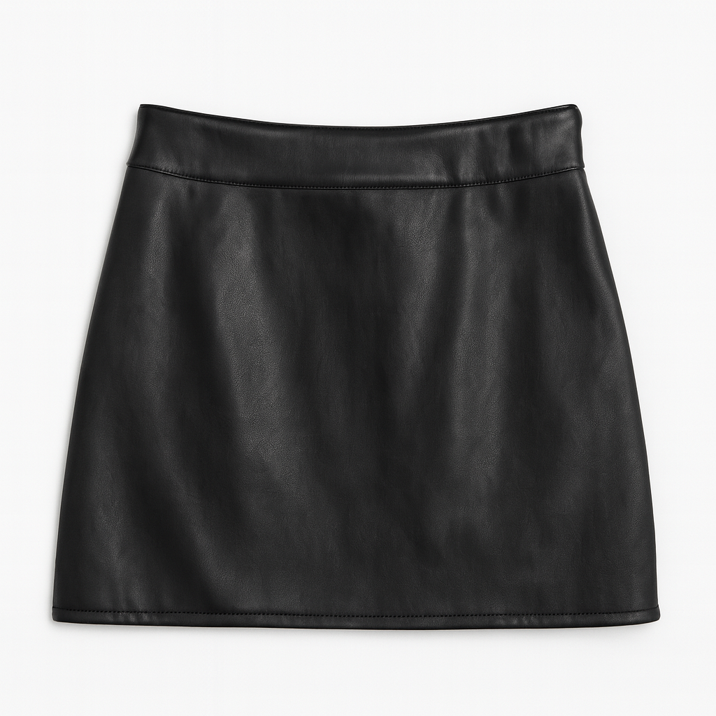 NWT Faux leather mini skirt