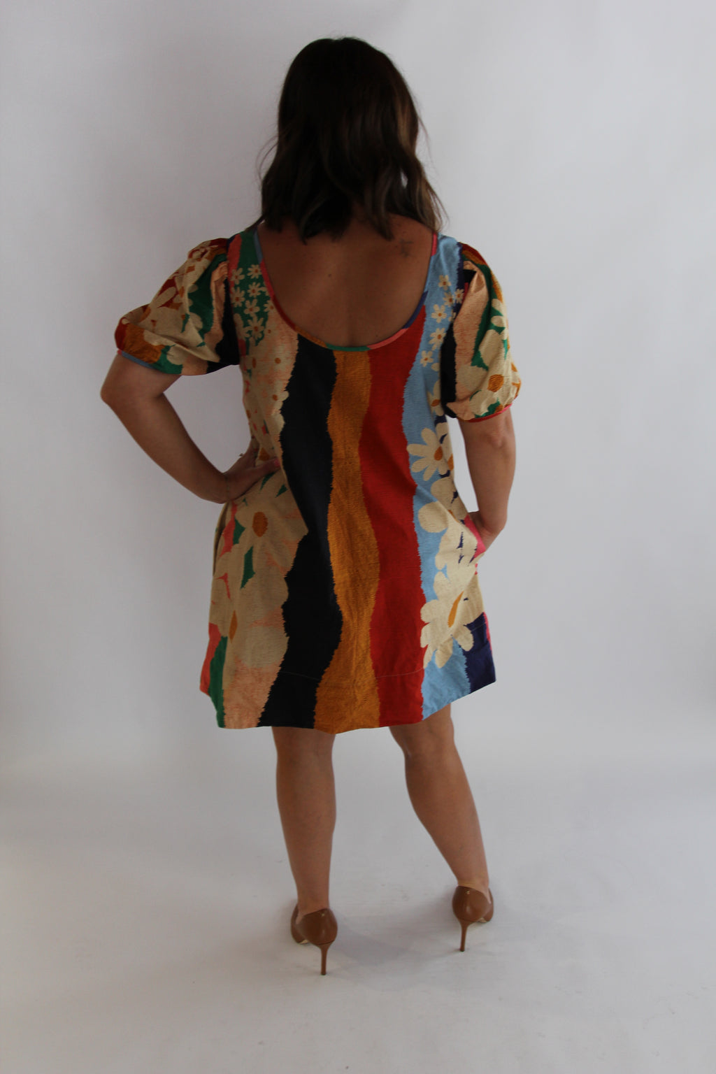 Farm Rio Super Fun Daisy Mini Dress