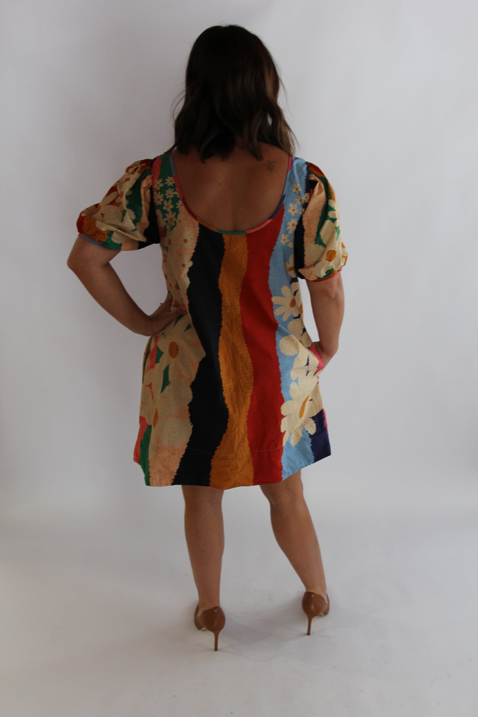 Farm Rio Super Fun Daisy Mini Dress