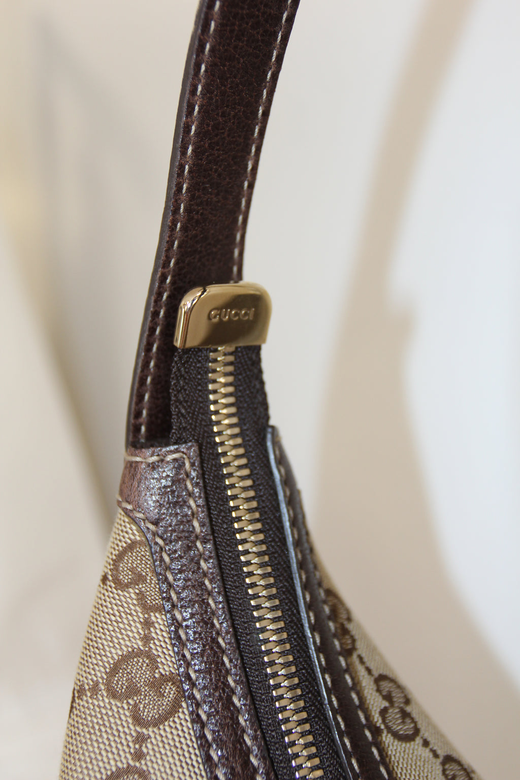 Gucci GG Canvas Princy Web Hobo Bag