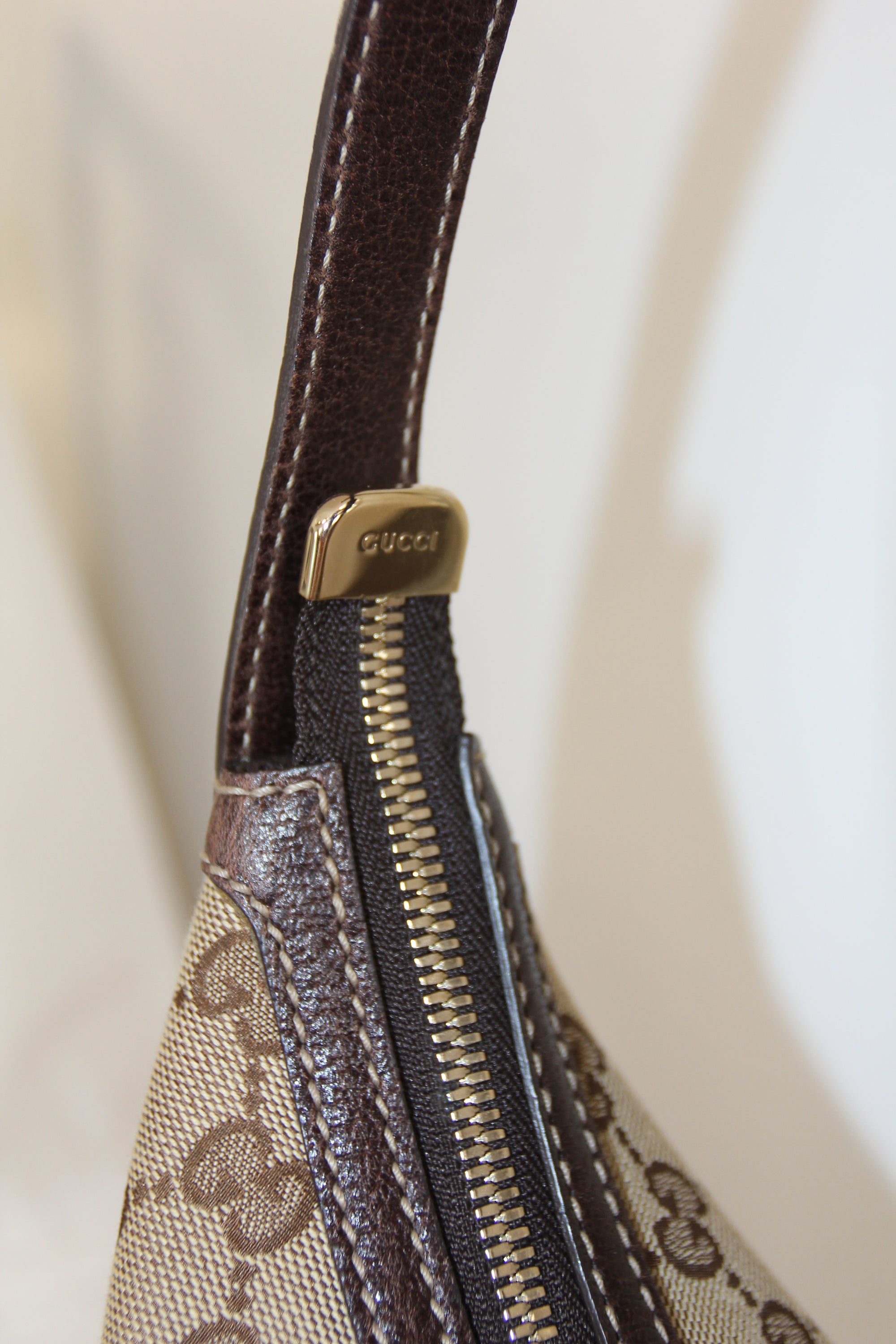 Gucci GG Canvas Princy Web Hobo Bag
