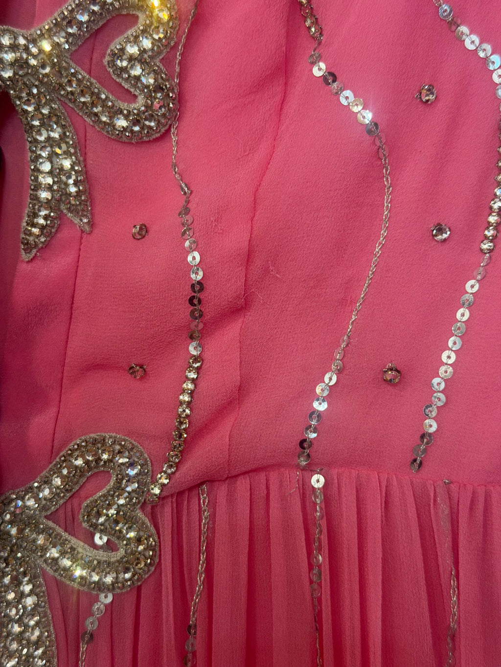 Saloni Pink Bows Gown