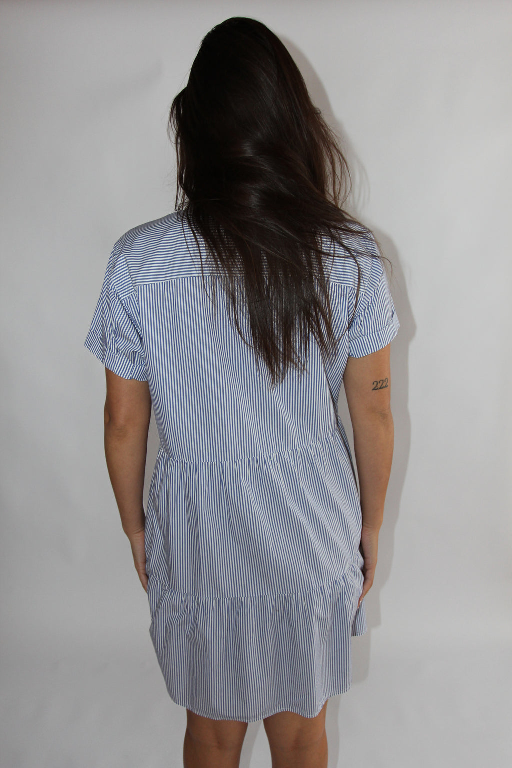 Nation Pinstripe Mini Dress