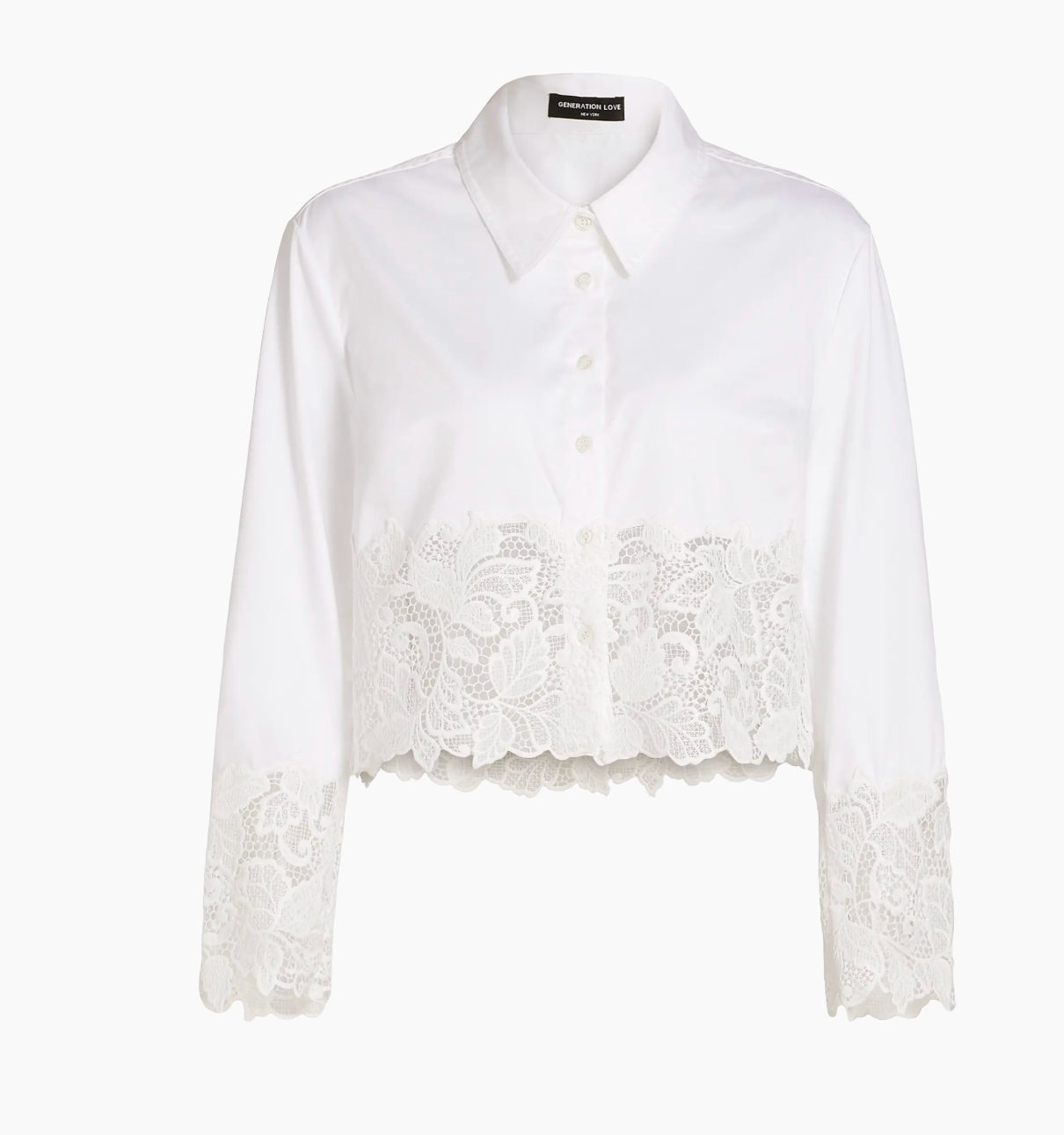 Generation Love Issa Lace Trim Top