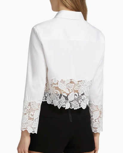 Generation Love Issa Lace Trim Top