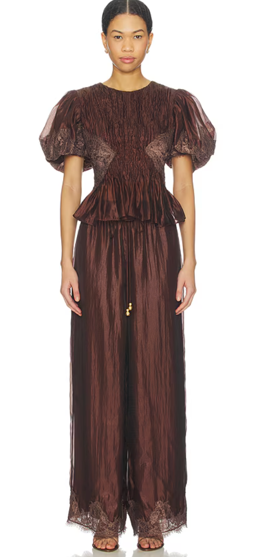 Aje Ophelia Lace Top