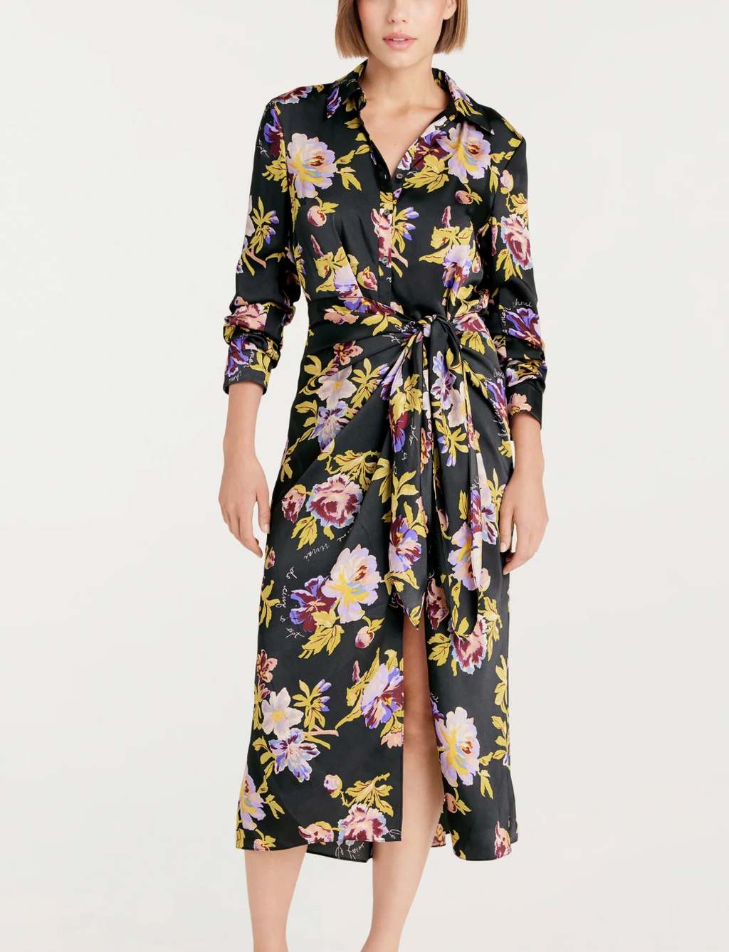 Cinq a Sept Black Floral Dress