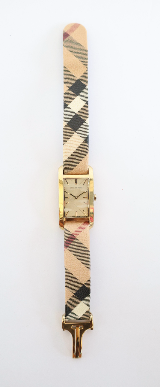 Burberry BU9407 The Pioneer Check Strap Stainless Steel Women's Watch