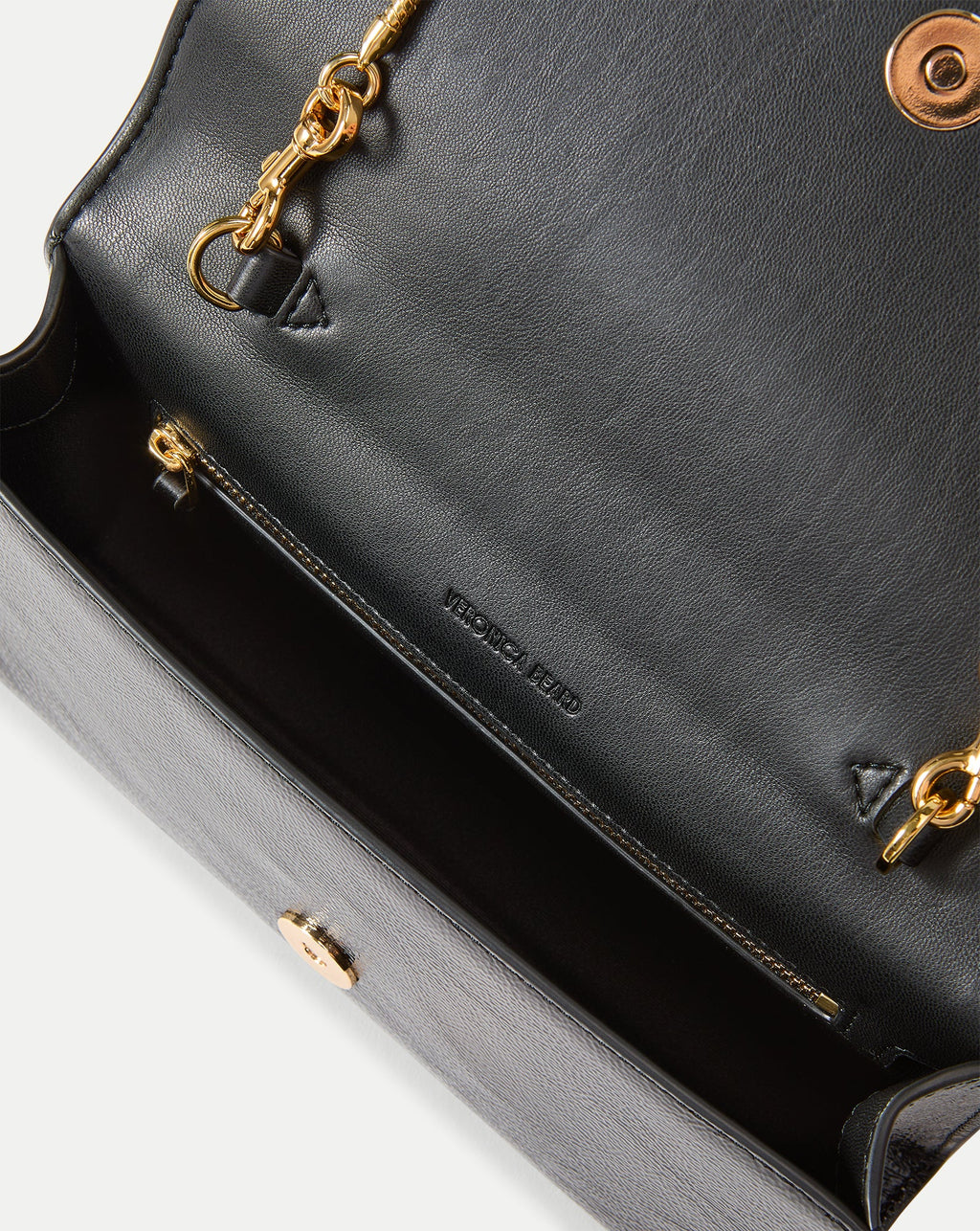Veronica Beard Barre Patent Leather Clutch