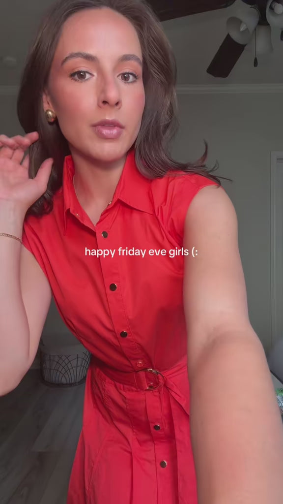 NWT Karina Grimaldi Mara Red Dress