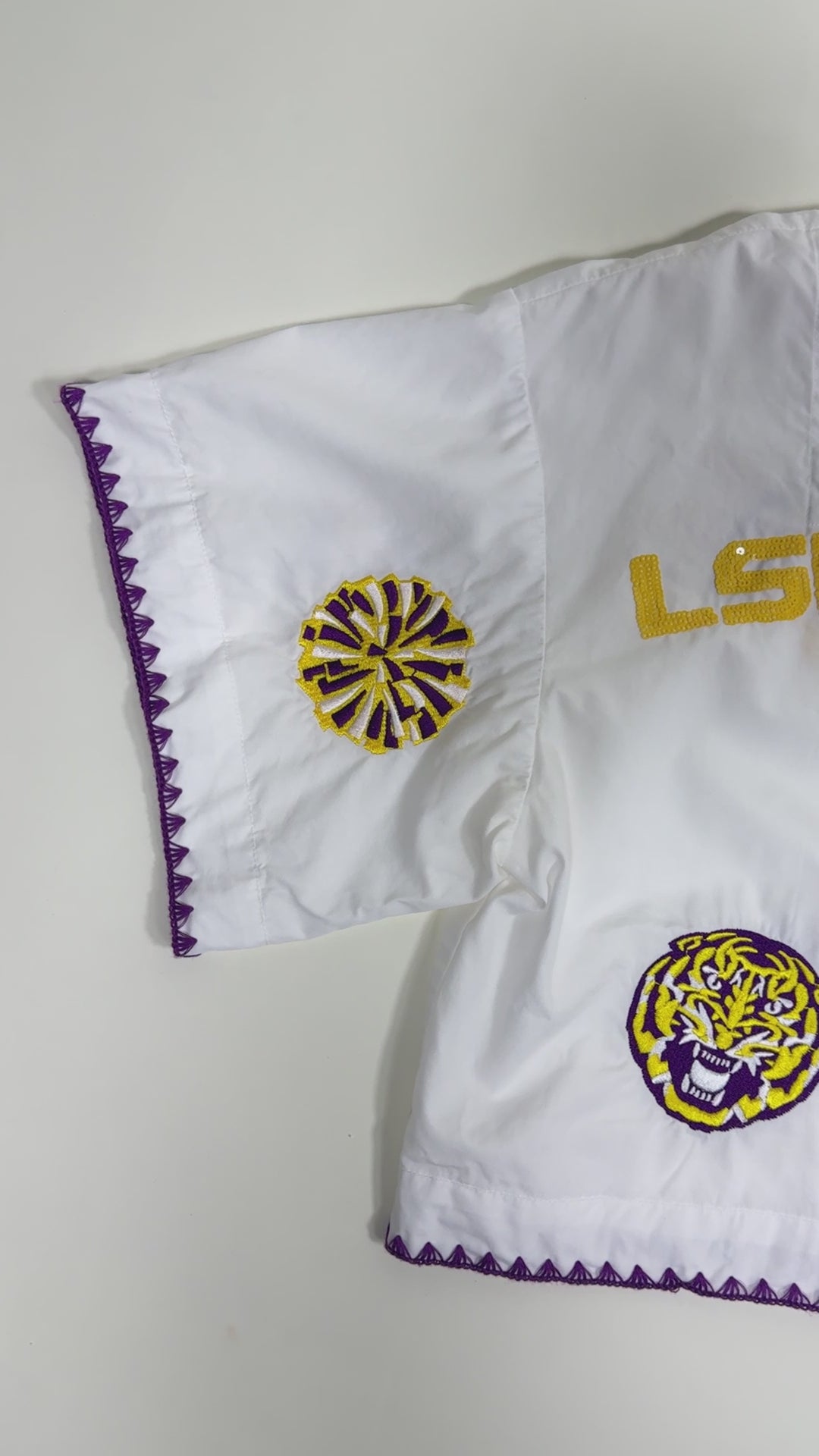 QOS LSU Square Neck Top
