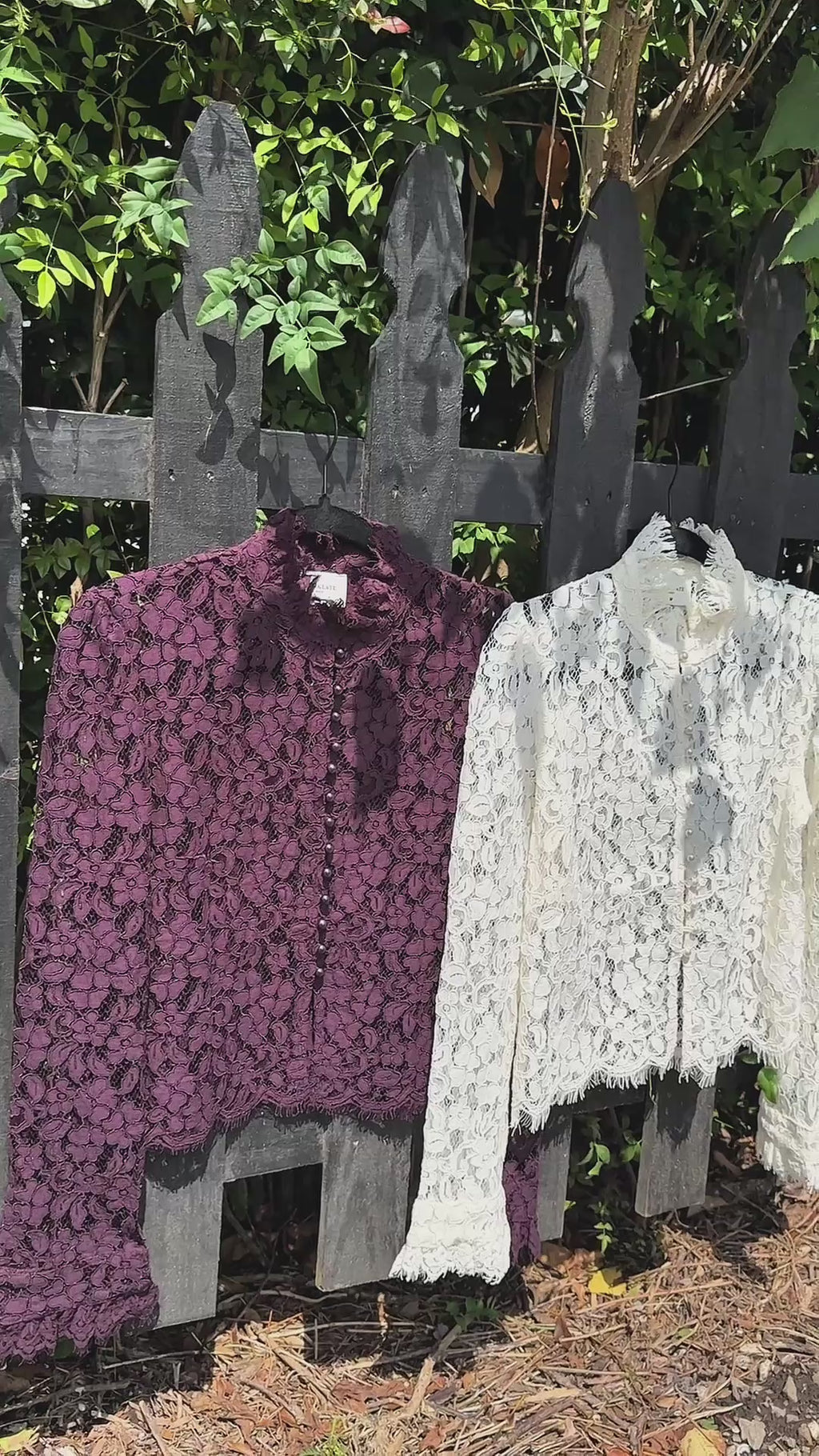 IWN Lace Long Sleeve - Plum